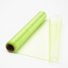 Organza Fabric - Apple Green - 40cm x 9m