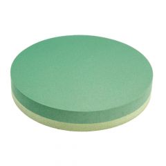 GREEN BACKED - OASIS® Ideal Floral Foam FOAM FRAMES® Posy Pad - 36cm (Pack of 2)