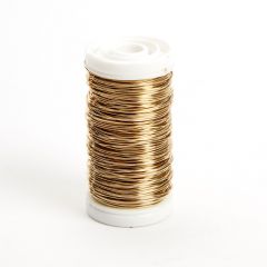 Metallic Wire - Gold  - 0.50mm x 100g - approx 50m