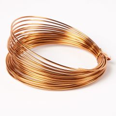 Aluminium Wire - Copper - 2mm x 100g, approx 11.7m