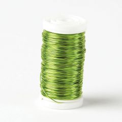 Metallic Wire - Lime Green - 0.50mm x 100g, approx 50m