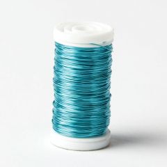 Metallic Wire - Turquoise - 0.50mm x 100g, approx 50m
