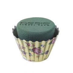 OASIS® Ideal Floral Foam Maxlife Cupcakes - Ivory Floral - 12cm (Pack of 6)